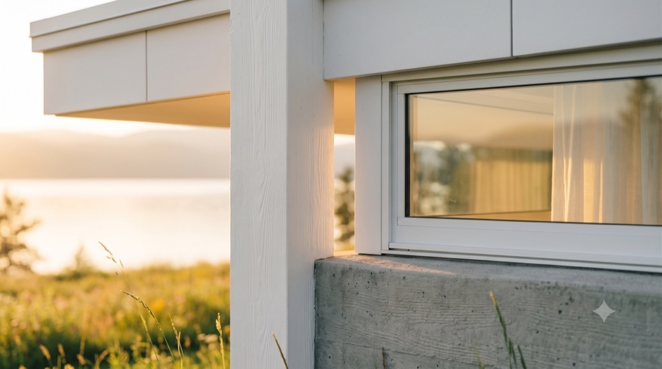 Honest materials, crisp joinery.