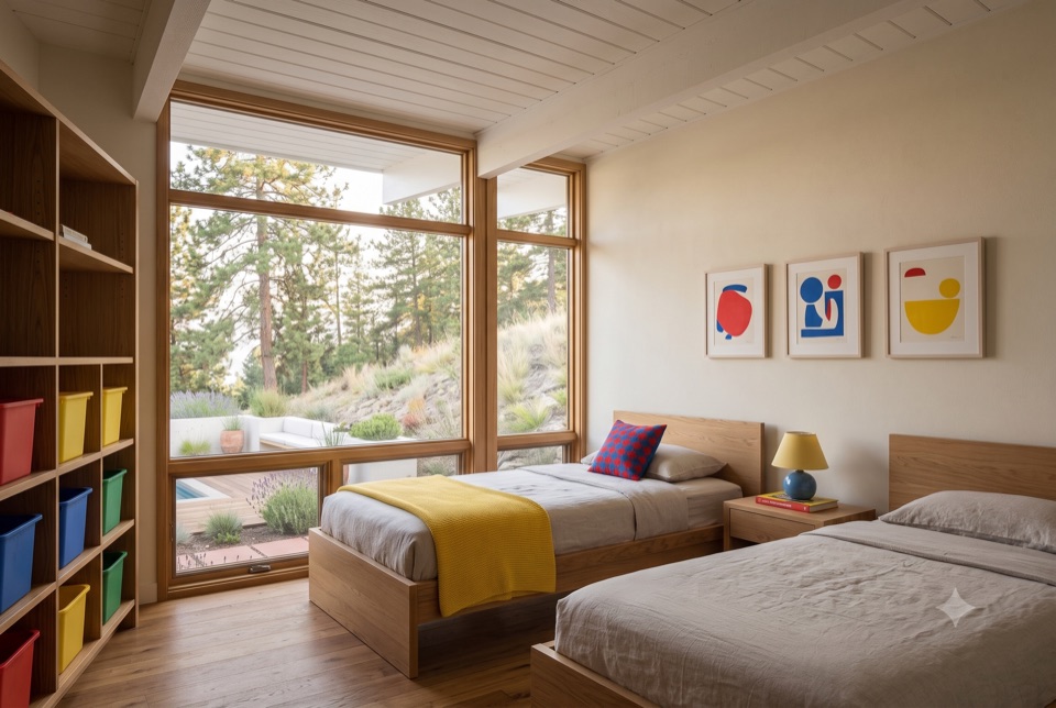 Kids room.