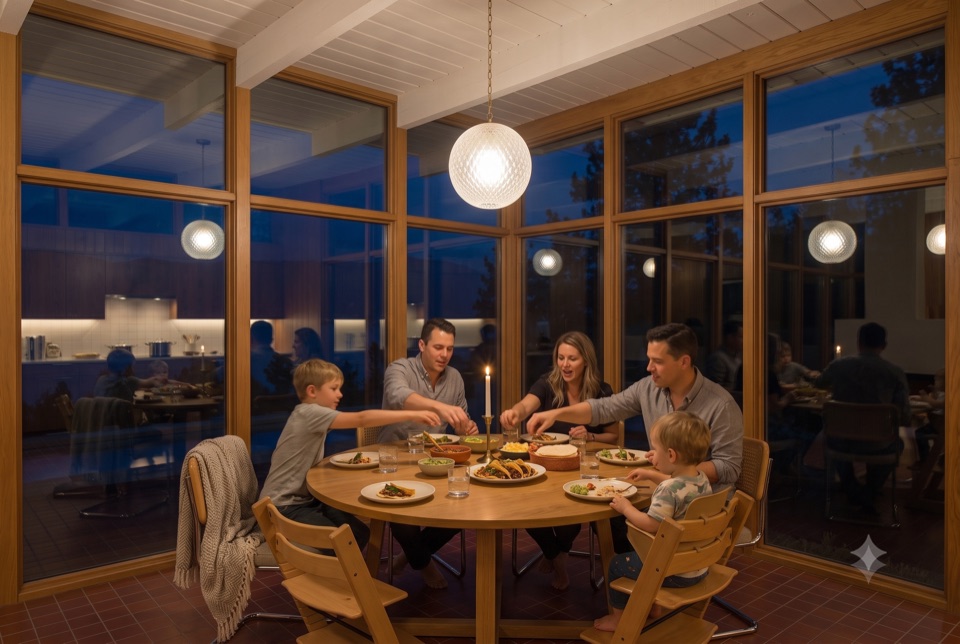 Taco night in the nook.