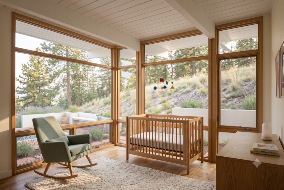 The nursery, morning light.