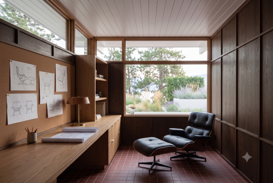 The office in the pines.