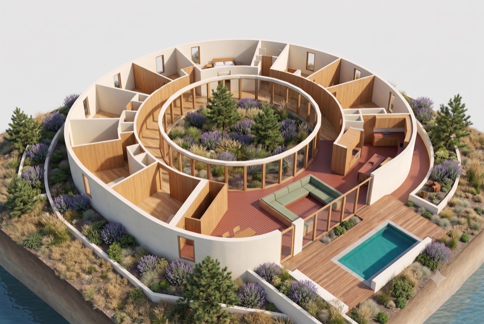 The atrium ring.